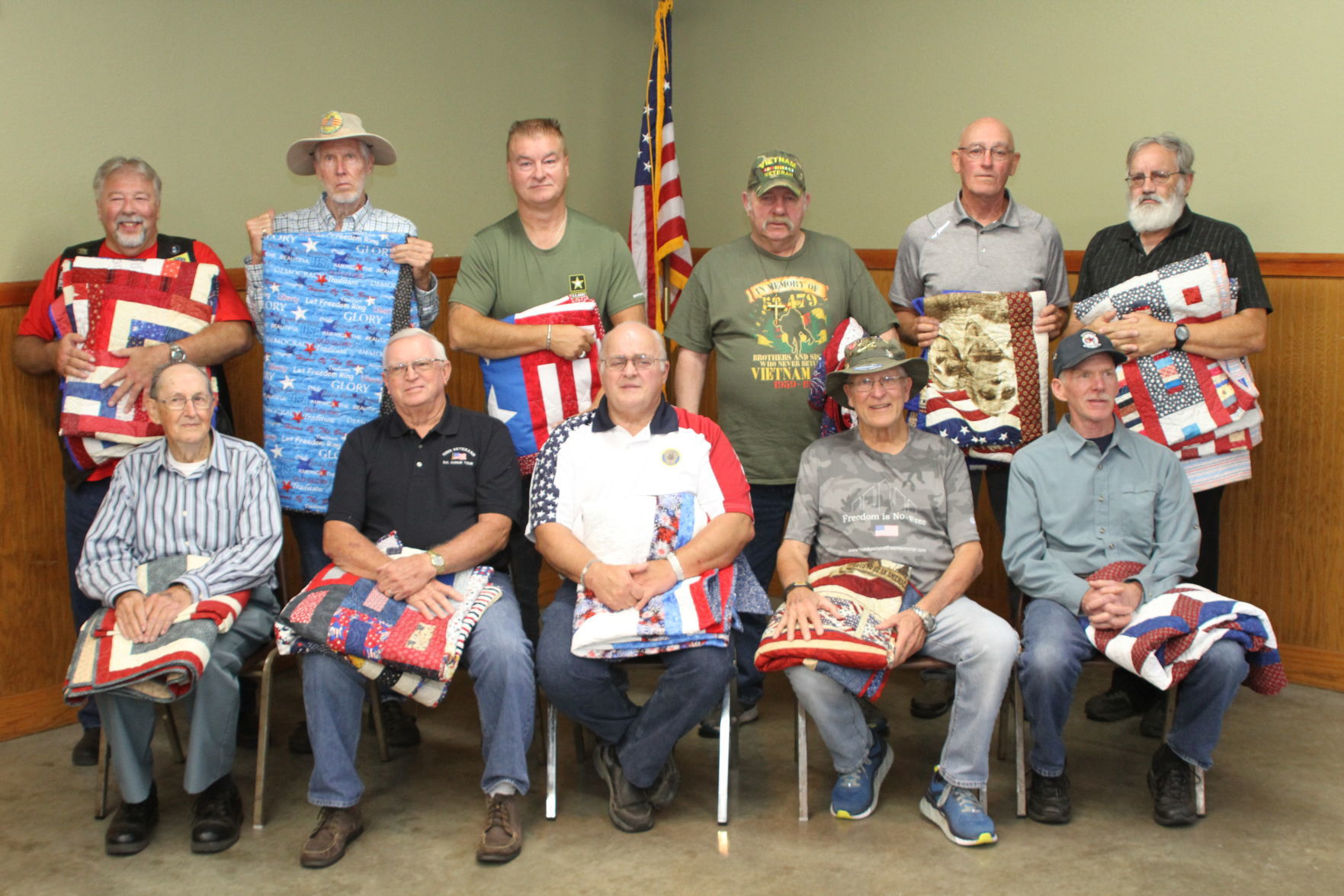 Quilts of Valor presented to area veterans
